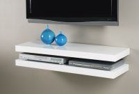 Floating shelves and media console furniture