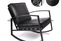 Metal Frame Living Room Rocking Chair - Home Chair and MID Century