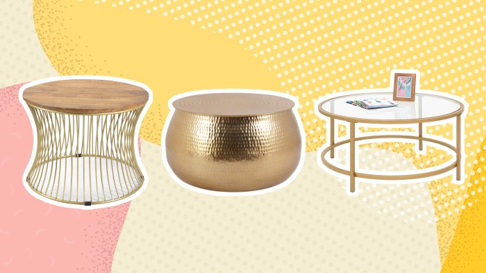 10 gold coffee tables – affordable accent tables to add glam | Real Homes 10 gold coffee tables – affordable accent tables to add glam | Real Homes