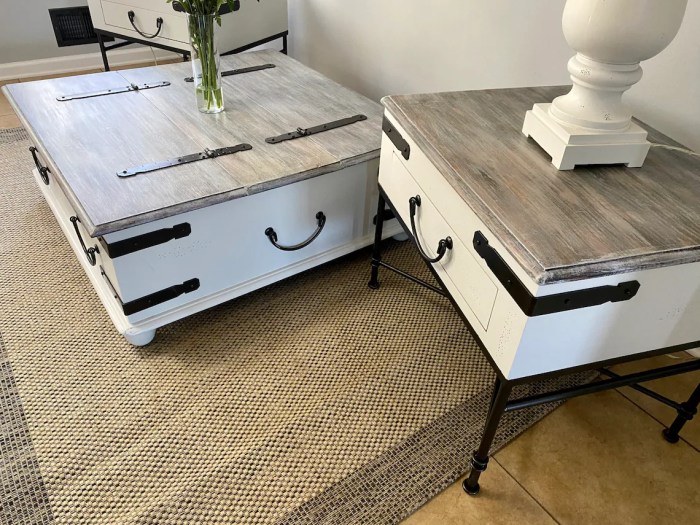 Adding Style And Functionality With A Coffee Table And Matching End ... Adding Style And Functionality With A Coffee Table And Matching End ...