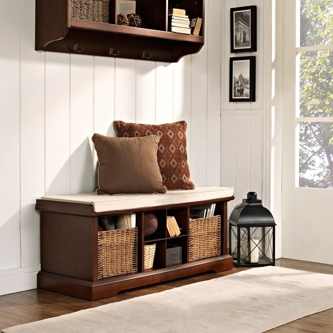 Maximizing Storage Space With A Living Room Bench - Home Storage Solutions Storage bench furniture for living room entry